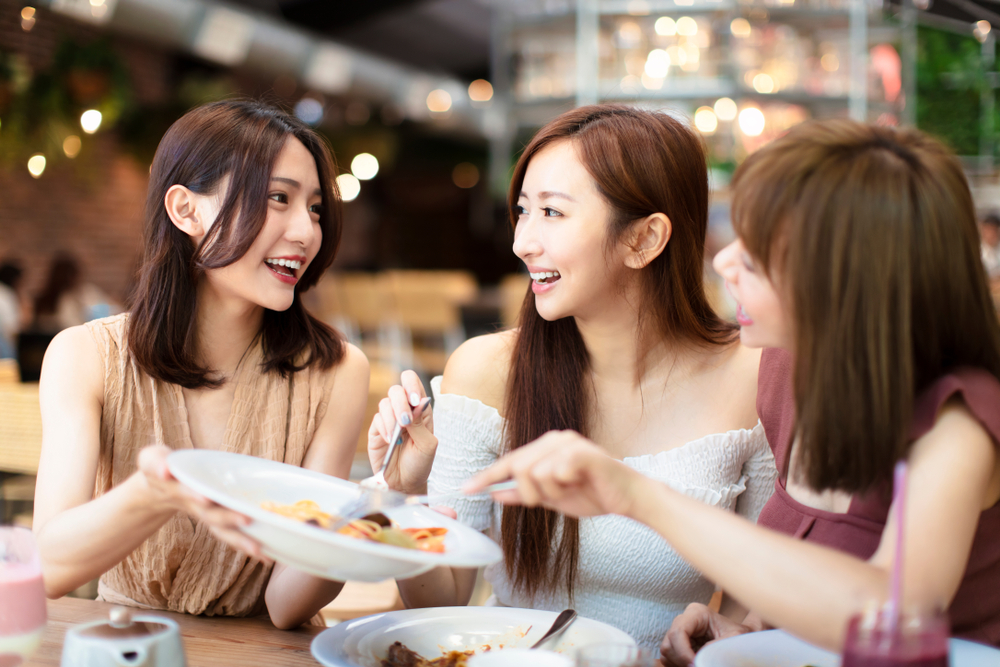 Dining with friends at restaurants in Bugis