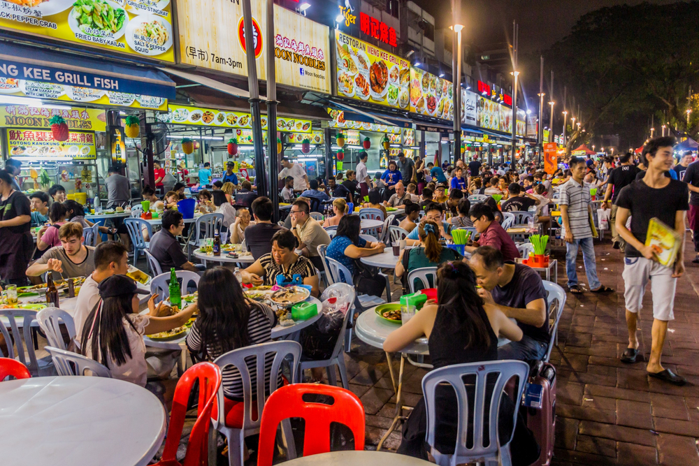 Street food in Jalan Alor