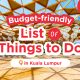 The Top Things to Do in Kuala Lumpur